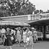 Disneyland entrance photo, 1961