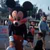 Disneyland entrance and ticket booths, April 1960