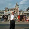 Disneyland entrance photo, February 1962