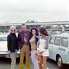 Disneyland entrance area and parking lot photo, May 1972