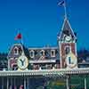 Disneyland entrance area, December 1976 photo