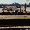 Disneyland entrance construction, February 1980 photo