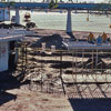 Disneyland entrance construction photo, February 1980