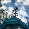 Disneyland Matterhorn weathervane, March 2024