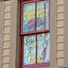 Disneyland Frontierland Davy Crockett window, December 2008