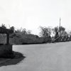 Frontierland before opening, 1954