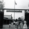 Disneyland Frontierland photo, September 1955