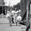 Disneyland Frontierland gates photo, June 1958