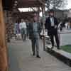 Disneyland Frontierland photo of Sheriff Lucky and Black Bart, October 27, 1956