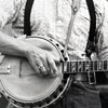 Frontierland Banjo player, date unknown