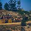 Disneyland Stagecoach photo, 1955