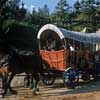 Disneyland Conestoga Wagon April 1958