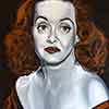 Bette Davis in Copper Painting