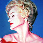 Jessica Lange Painting