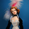 Photo of Ivy Jordan vinyl doll wearing Mardi Gras Magic