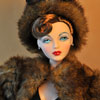 Gene Marshall in Star Wardrobe Mink Swing Coat and Hat separates