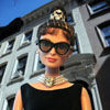 Mattel Audrey Hepburn vinyl doll as Holly Golightly from Breakfast at Tiffany's