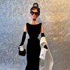 Mattel Audrey Hepburn vinyl doll as Holly Golightly from Breakfast at Tiffany's