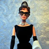 Mattel Audrey Hepburn vinyl doll as Holly Golightly from Breakfast at Tiffany's