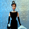 Mattel Audrey Hepburn vinyl doll as Holly Golightly from Breakfast at Tiffany's