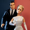 Barbie as Doris Day and Ken as Rock Hudson vinyl dolls from Pillow Talk