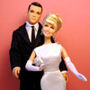 Barbie as Doris Day and Ken as Rock Hudson vinyl dolls from Pillow Talk