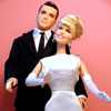 Barbie as Doris Day and Ken as Rock Hudson vinyl dolls from Pillow Talk