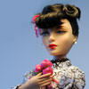 Photo of vinyl Gene Marshall doll wearing Butterfly Shadow