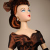 Photo of vinyl Gene Marshall doll wearing Cognac Evening