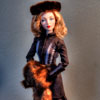 Photo of vinyl Gene Marshall doll wearing Daily Threads