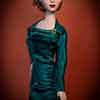 Photo of vinyl Gene Marshall Cocoa Crisp doll wearing Emerald Eve