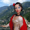 Photo of vinyl Gene Marshall doll wearing Estrellita