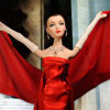 Gene Marshall wearing a Madame Alexander costume from the movie Funny Face
