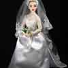 Gene Marshall vinyl doll wearing Wedding Gown outfit