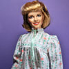 Olivia Newton John as Sandy from Grease wearing Franklin Mint nightgown Hopelessly Devoted to You doll outfit