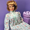 Olivia Newton John as Sandy from Grease wearing Franklin Mint nightgown Hopelessly Devoted to You doll outfit