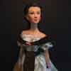 Tonner Scarlett O'Hara vinyl doll wearing Lost Barbeque outfit