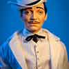 Franklin Mint Clark Gable as Rhett Butler porcelain doll