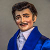 Franklin Mint Clark Gable as Rhett Butler vinyl portrait doll wearing Blue Robe