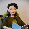 Photo of vinyl Gene Marshall doll wearing Hi-Fi