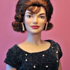 Franklin Mint Jacqueline Kennedy vinyl doll Black and White outfit