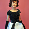 Franklin Mint Jacqueline Kennedy vinyl doll Black and White outfit