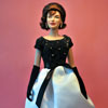 Franklin Mint Jacqueline Kennedy vinyl doll Black and White outfit