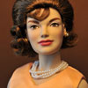 Franklin Mint Jacqueline Kennedy vinyl doll Peach Day Dress outfit