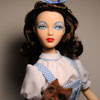 Gene Marshall wearing Wizard of Oz Tonner Dorothy outfit with Mattel Toto