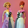 Mattel I Love Lucy and Ethel Wear The Same Dress vinyl doll