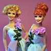 Mattel I Love Lucy and Ethel Wear The Same Dress vinyl doll