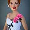 Franklin Mint I Love Lucy and Ethel Wear The Same Dress vinyl doll