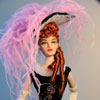 Photo of Madra Lord vinyl doll wearing Scorned Woman outfit