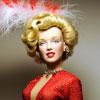 FM Marilyn Monroe doll wearing Little Rock costume from the movie Gentlemen Prefer Blondes